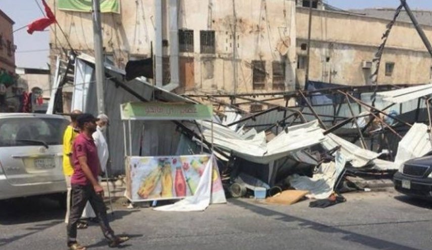 بالصور.. السلطات السعودية تهدم المضائف الحسينية بمدينة القديح 