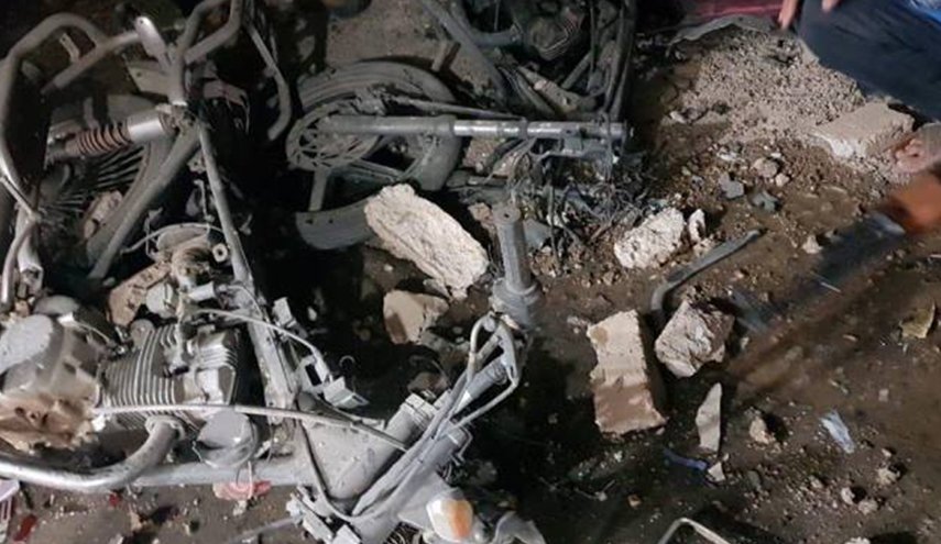 بالصور.. كل ما خلفه تفجير الدراجة في الكرابلة