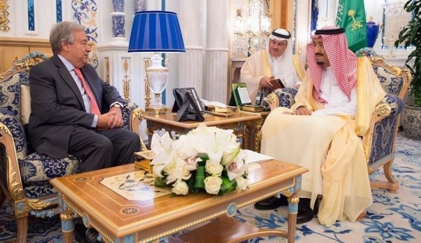 گوترش به دیدار ملک سلمان رفت