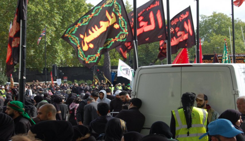 تصاویر.. راهپیمایی بزرگ عاشورائیان در قلب لندن

