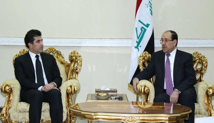 دیدار مالکی و بارزانی؛ تاکید بر تشکیل سریع دولت