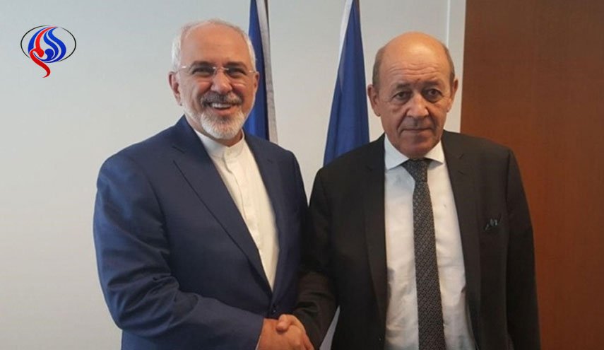 ظریف با همتای فرانسوی خود دیدار کرد