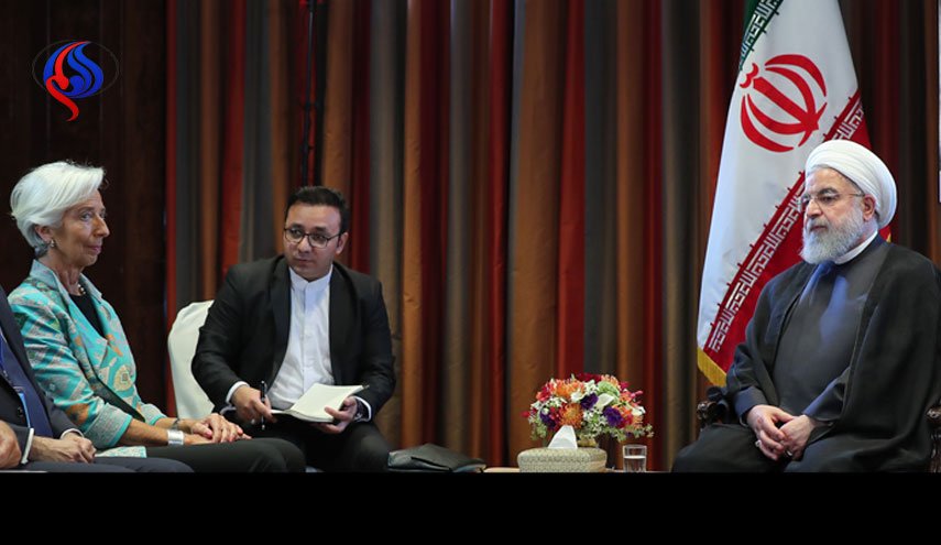 دیدار روحانی با مدیر اجرایی صندوق بین المللی پول/ صندوق باید از اعضایش در برابر تحریم های بانکی حمایت کند