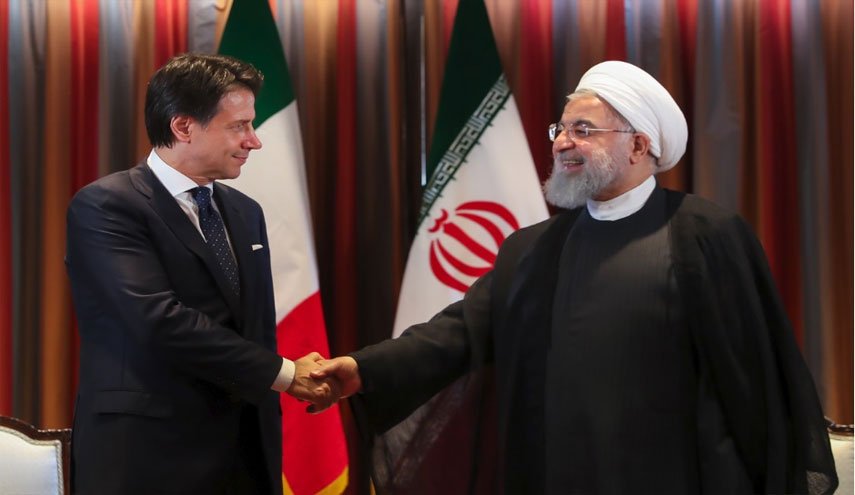 نخست وزیر ایتالیا با رئیس جمهوری ایران دیدار کرد