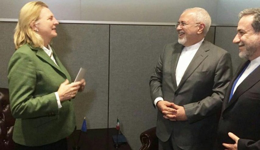 گفت‌وگوی ظریف با وزرای خارجه اتریش، هلند و الجزایر در نیویورک