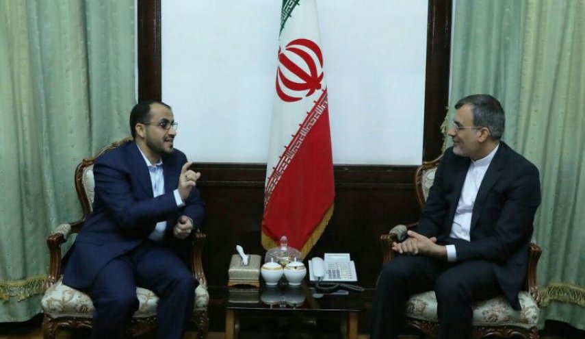 نائب وزير الخارجيه يستقبل كبير مفاوضي 'انصار الله' اليمنيه