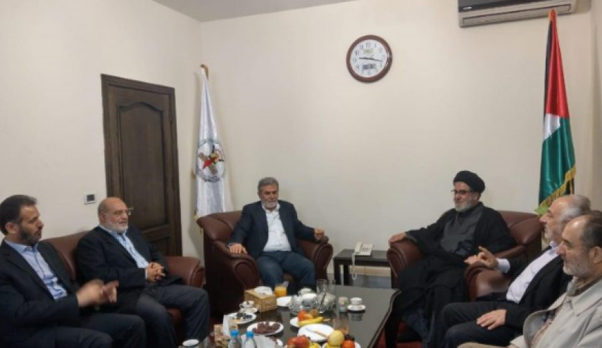 دیدار هیأتی از حزب‌الله لبنان با دبیرکل جدید جهاد اسلامی فلسطین