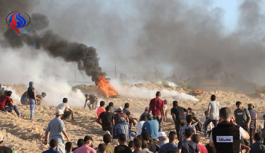 مشارکت گسترده فلسطینیان در بیست و نهمین جمعه بازگشت/ 7 فلسطینی شهید و 252 نفر مجروح شدند