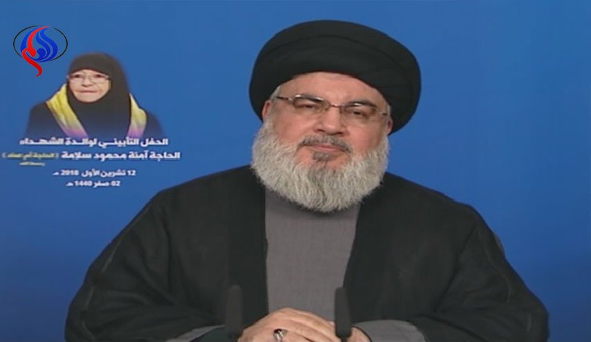 سیدحسن نصرالله: مادر عماد مغنیه الگوی یک زن باایمان و شکیبا بود/ آمریکا غارتگر ملتهاست/ رئیس جمهور آمریکا هر روز متحدانش را تحقیر می‌کند/ از نظر ترامپ ایران کشوری باعظمت است