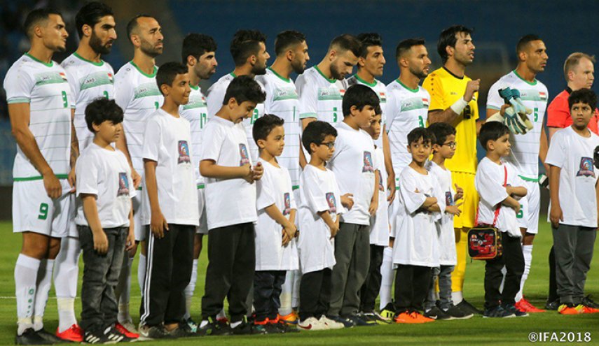 دقيقة حداد قبل كلاسيكو العراق والسعودية