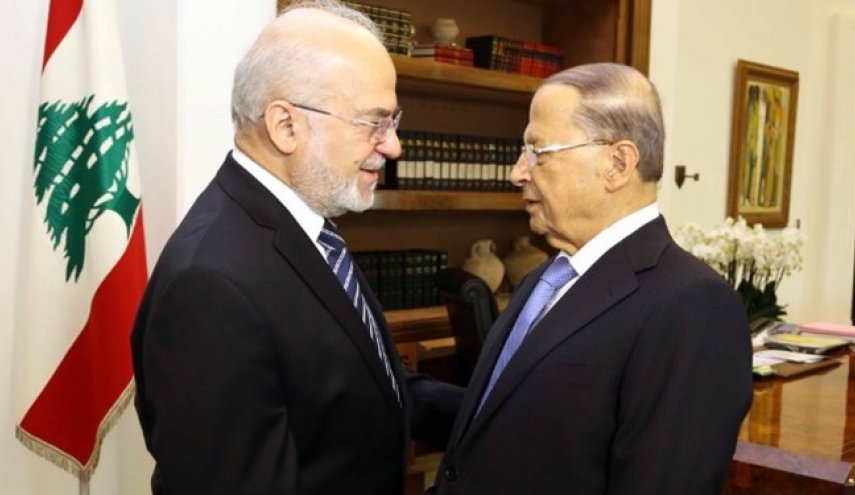 دیدار وزیر خارجه عراق و رئیس‌جمهور لبنان