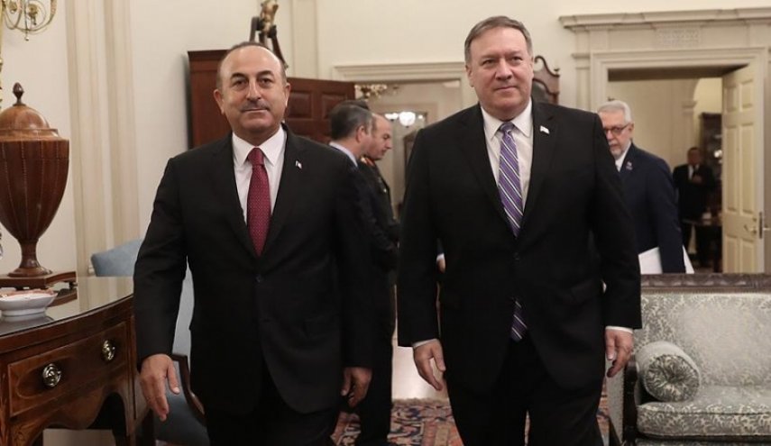 گفتگوی پمپئو و چاووش اوغلو درباره سوریه و ایران 