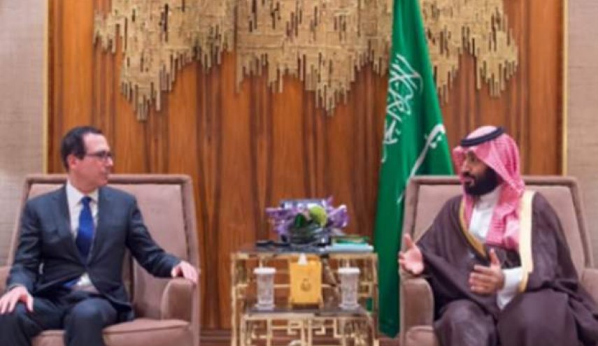 گفتگوی بن‌سلمان و وزیر خزانه‌داری آمریکا درباره خاشقچی