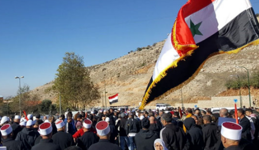 انتفاضه ساکنان جولان اشغالی علیه انتخابات نمایشی رژیم صهیونیستی
