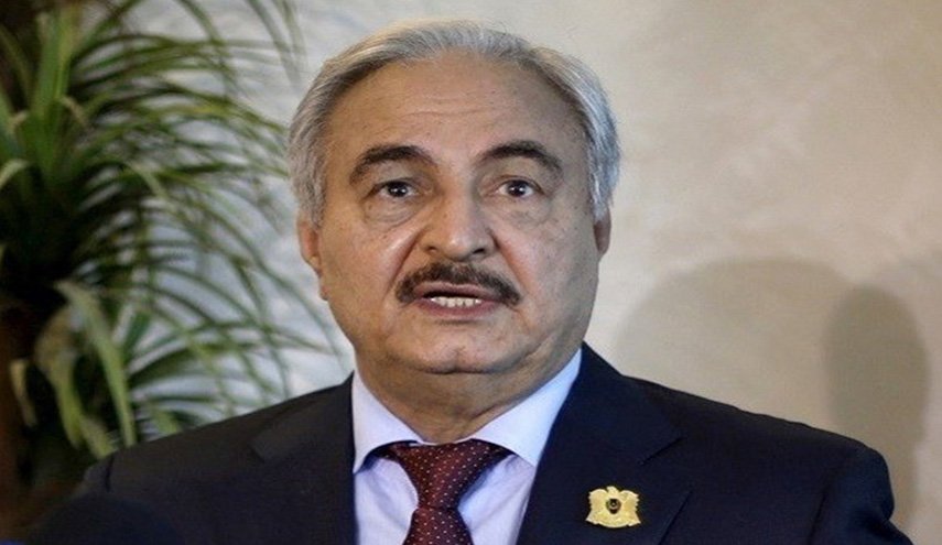 خلیفه حفتر با وزیر دفاع روسیه دیدار کرد