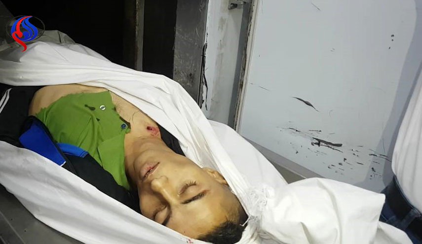شهادت یک فلسطینی در مرکز نوار غزه