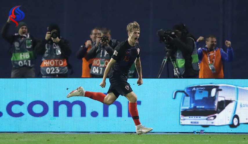 ثنائية يدفاي تقود كرواتيا للفوز 3-2 على اسبانيا