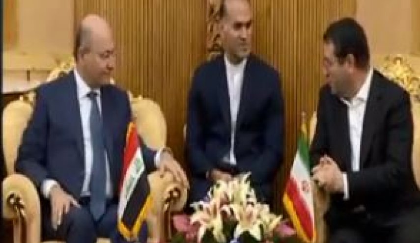 رییس جمهوری عراق وارد تهران شد
