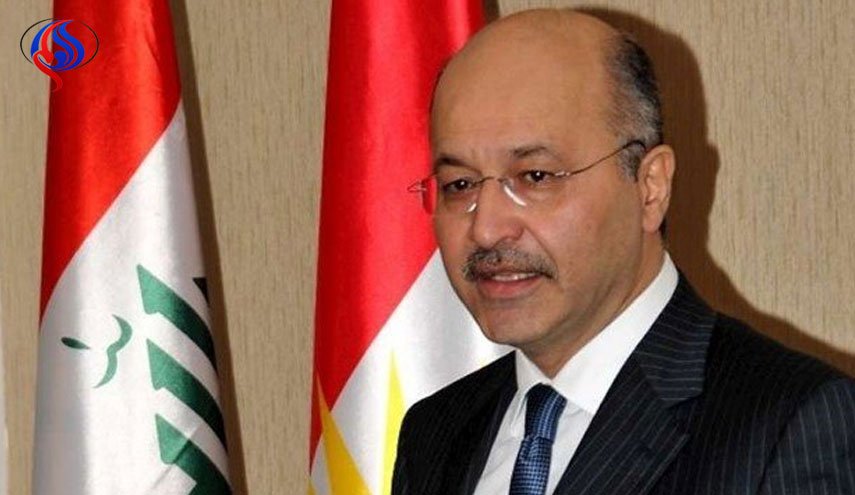رییس جمهور عراق: بغداد بر تقویت روابط خوب با تهران تاکید دارد