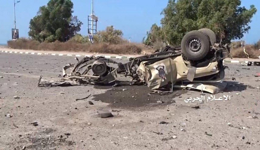مصرع مرتزقة في تدمير طقم عسكري بالساحل الغربي