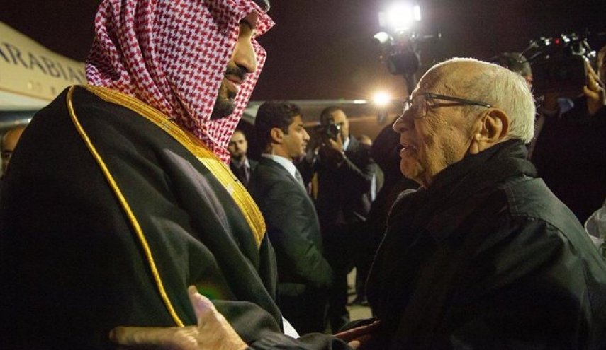 محمد بن‌سلمان، وارد تونس شد
