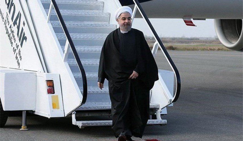 روحانی وارد شاهرود شد