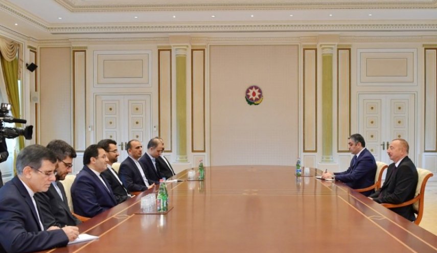 وزير الاتصالات الايراني يبحث القضايا الثنانية مع الرئيس الآذري