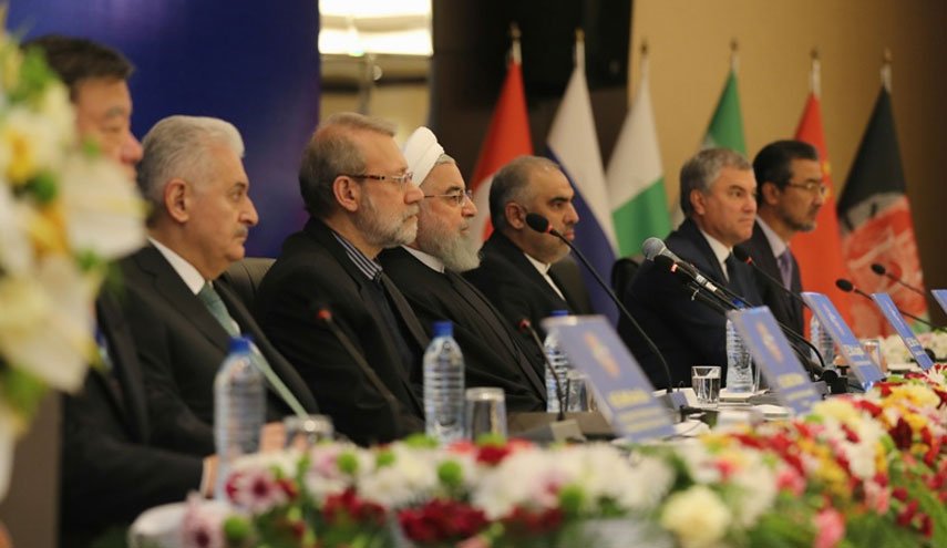 لاریجانی رییس دومین کنفرانس روسای مجالس 6 کشور شد