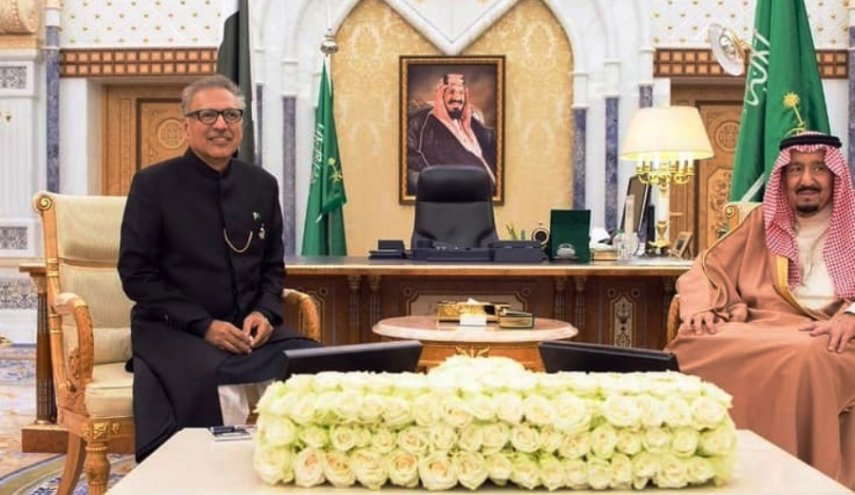 رییس جمهوری پاکستان با پادشاه عربستان دیدار کرد
