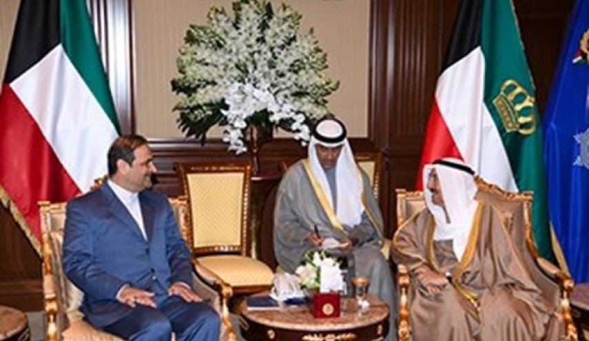 هذه رسالة امير الكويت الى ايران..  