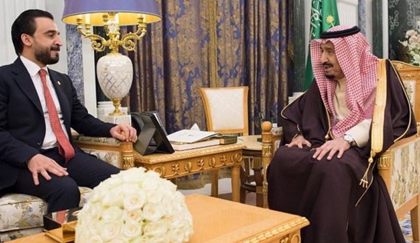 دیدار رئیس پارلمان عراق با شاه و دیگر مقامات عربستان سعودی
