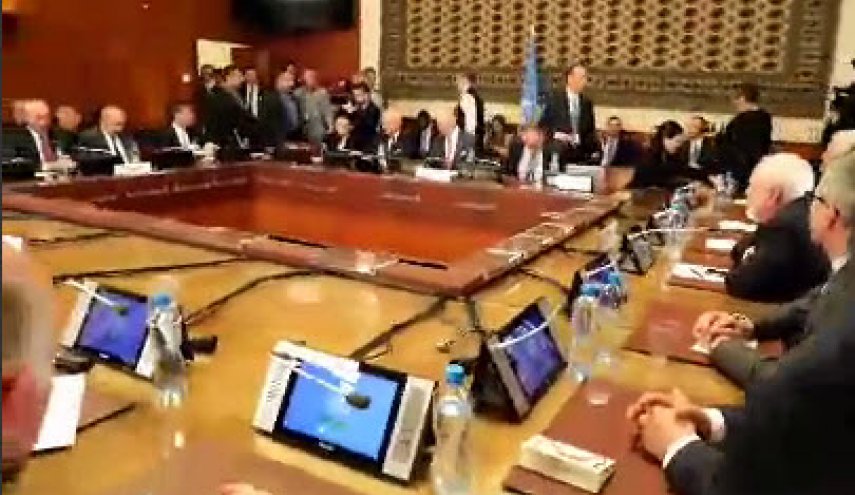 نشست ظریف، لاوروف، چا‌ووش اوغلو و دی‌میستورا درباره کمیته قانون اساسی سوریه در ژنو
