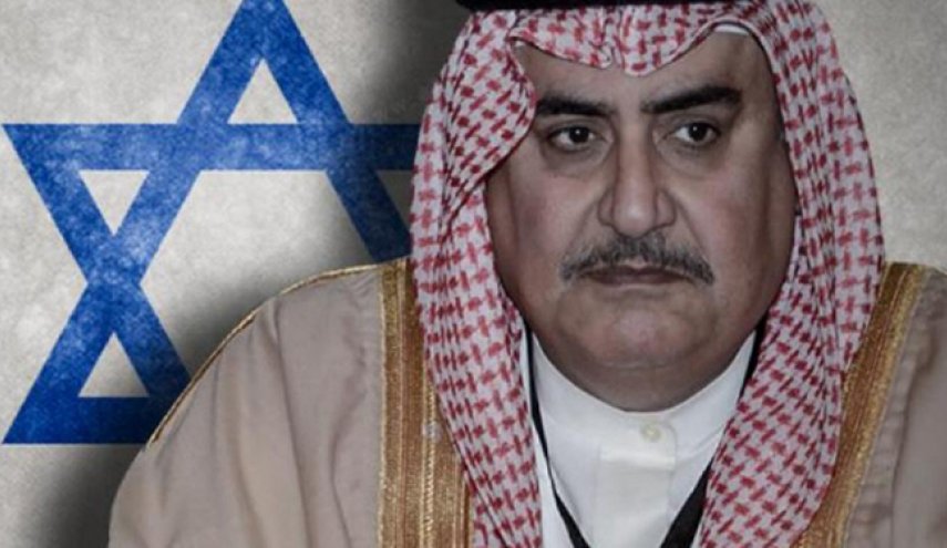 تظاهرات فلسطینی‌ها برضد وزیر خارجه بحرین

