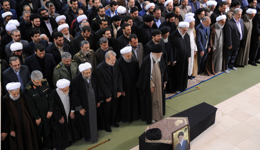 مراسم التشييع والصلاة على جثمان رئيس مجمع تشخيص مصلحة النظام آية الله السيد محمود هاشمي شاهرودي