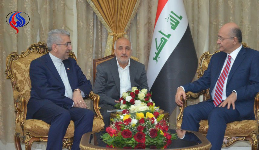 صالح بر گسترش روابط با ایران در حوزه انرژی تاکید کرد