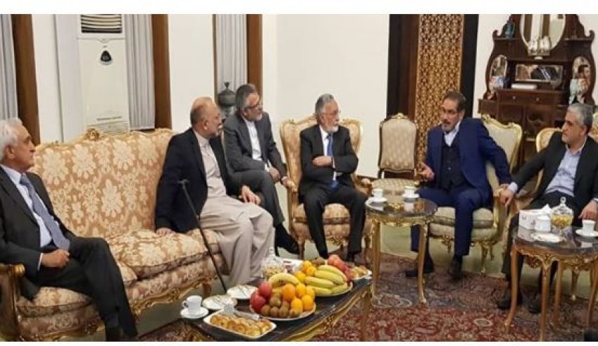 دیدار مشاوران امنیت ملی افغانستان در ادوار مختلف با شمخانی

