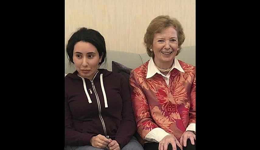 ما هو دور رئيسة إيرلندا السابقة في قضية احتجاز ابنة حاكم دبي