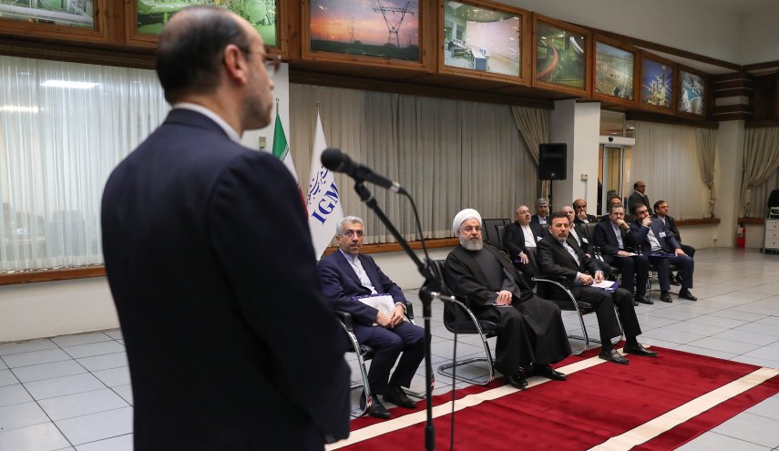 بازدید دکتر روحانی از مرکز ملی راهبری شبکه برق کشور