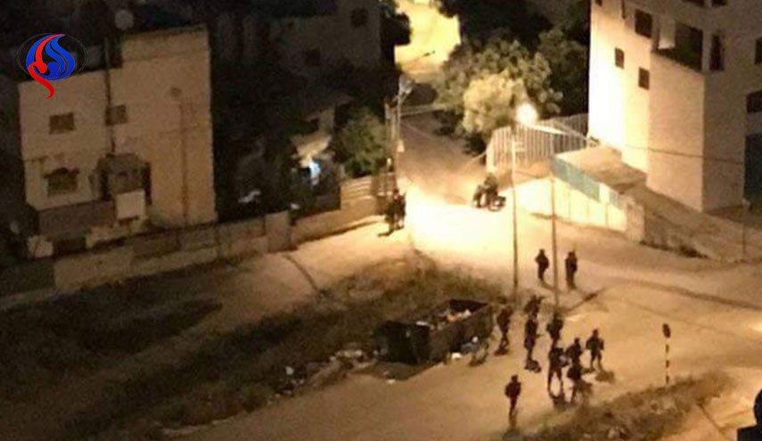 مجروحیت یک خبرنگار و نیروی امدادی فلسطینی در پی هجوم اشغالگران به شرق نابلس