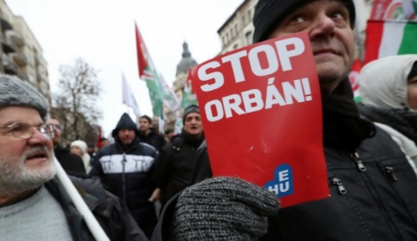 تظاهرة في بودابست تحيي الحراك ضد رئيس الوزراء المجري