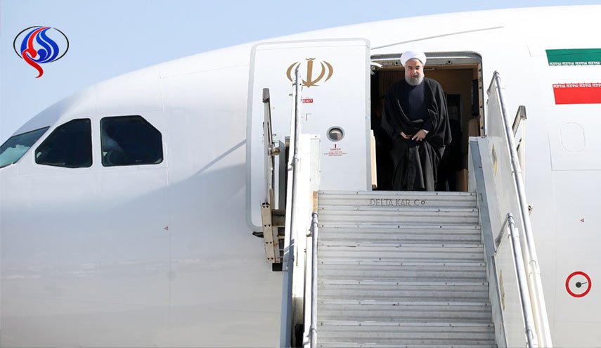 روحانی وارد استان گلستان شد