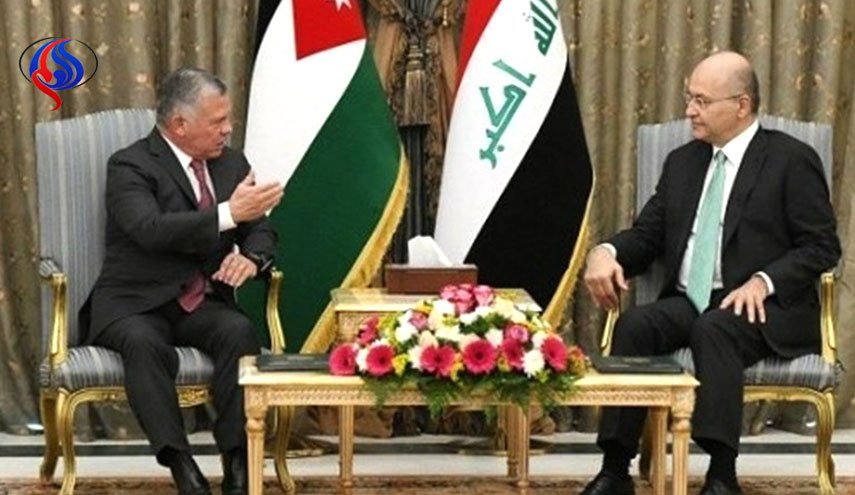 دیدار پادشاه اردن با برهم صالح در بغداد