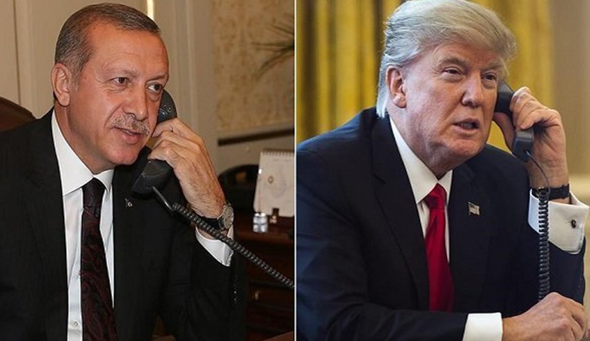 گفت‌وگوی تلفنی ترامپ و اردوغان درباره سوریه