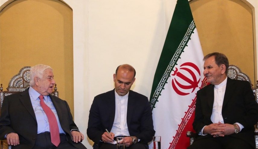درخواست سوریه از جهانگیری برای ادامه حضور ایران در این کشور
