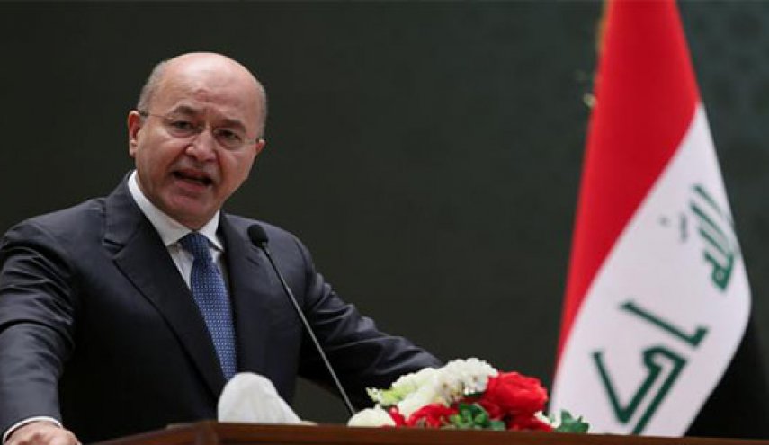 تاکید رئیس جمهور عراق بر اهمیت تحکیم روابط با ایران/ هیچ نیروی آمریکایی در جنگ علیه داعش مشارکت نکرد