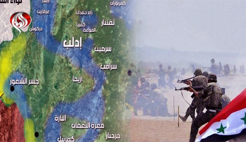 حملات گسترده ارتش سوریه به مواضع تروریست‌ها در حماه و ادلب
