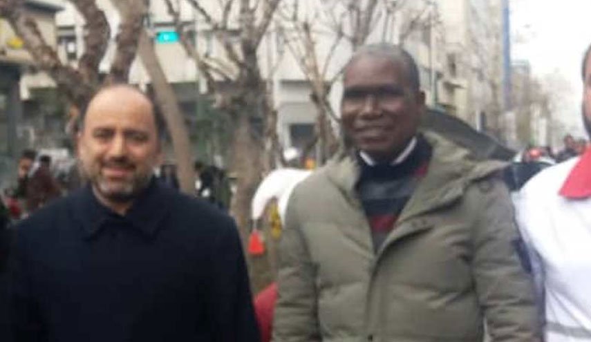 حضور مقام ساحل عاج در جمع راهپیمایان چهل سالگی انقلاب درتهران