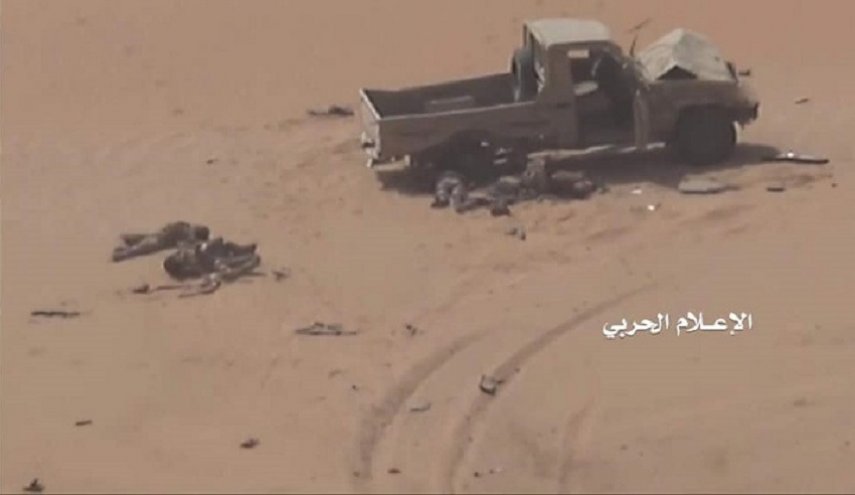 اليمن: تدمير آليتين محملتين بمرتزقة سعوديين قبالة نجران وقتلى بعسير 
