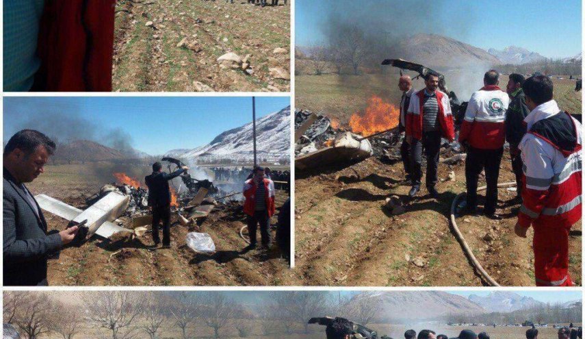 شهادت 5 نفر بر اثر سقوط بالگرد اورژانس در چهارمحال و بختیاری