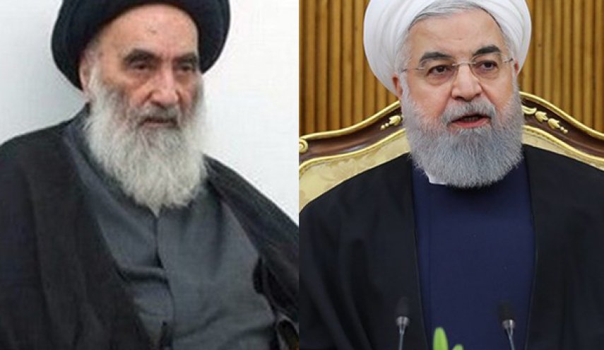 روحانی با آیت الله سیستانی دیدار می‌کند